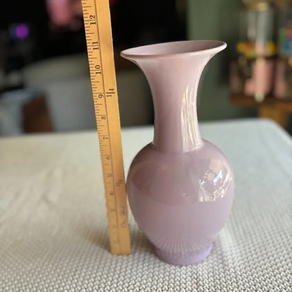 Vintage Purple Lavender Vase Art Deco Modern
